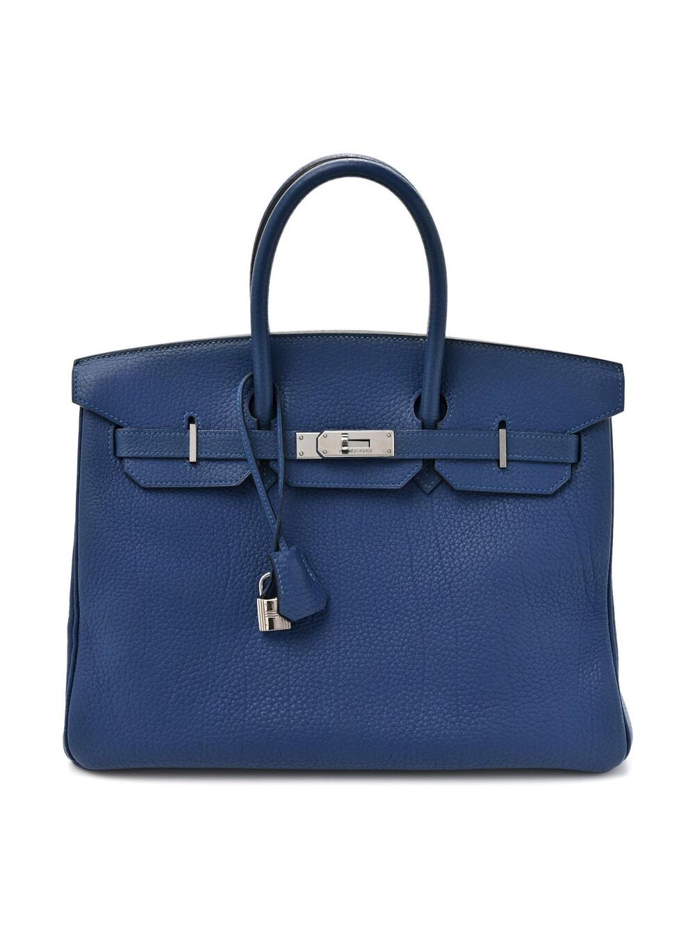 Hermes Togo Birkin 35 Bleu Thalassa #376796H11B